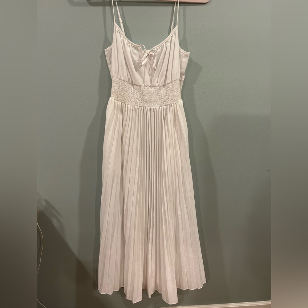 White Flowing sundress